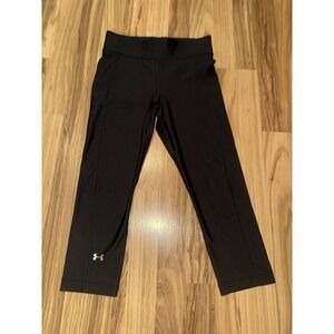 Under Armour Women's Sz S Cropped Yoga Tights Spandex Compression Pants Capri